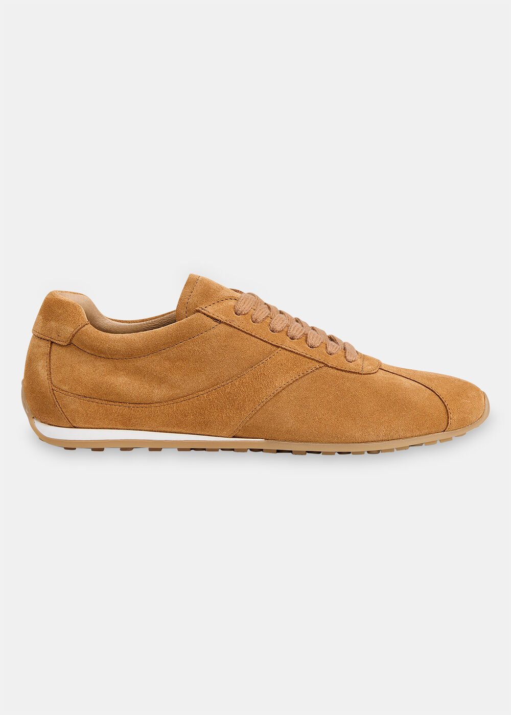 Tan Soft Suede Unlined Sneaker