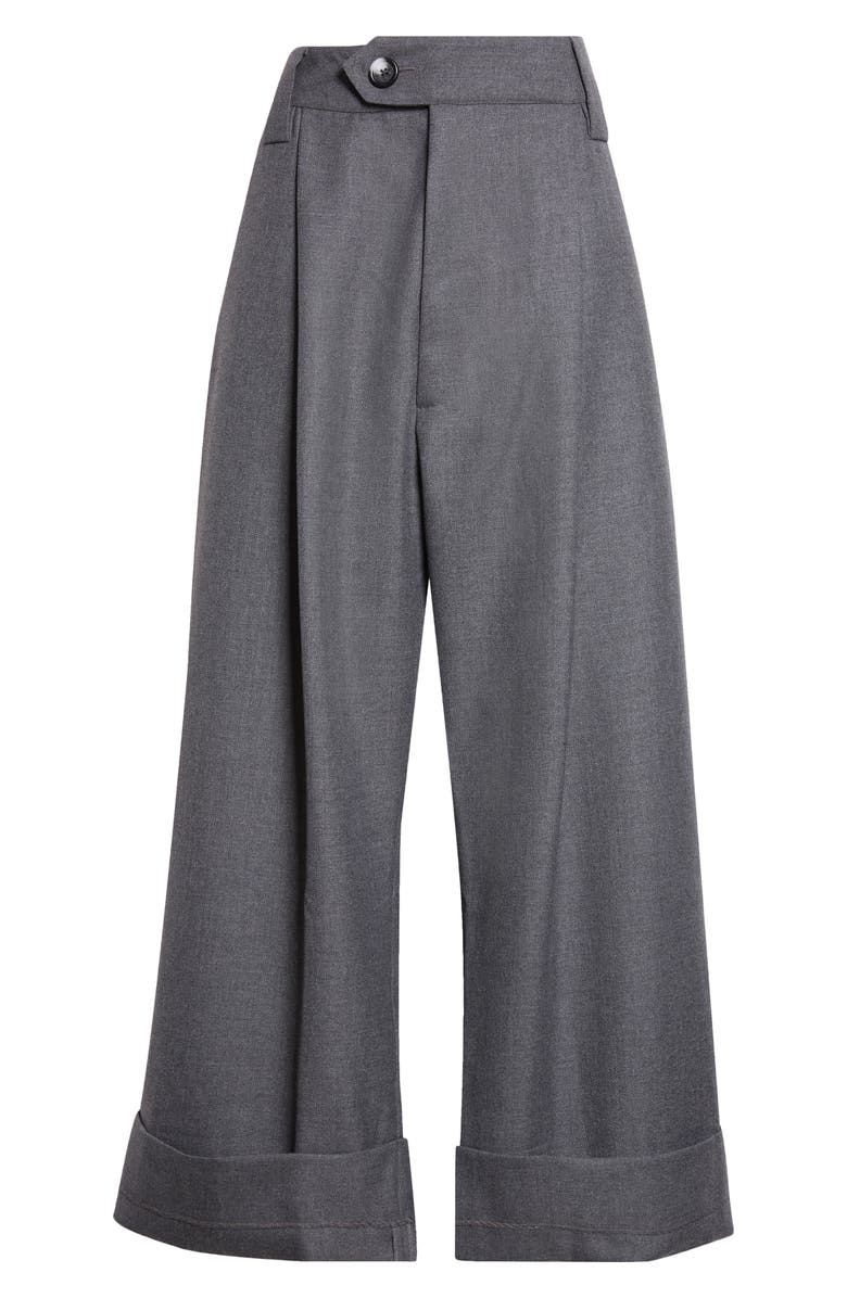 Baby Pleated Low Waist Wide Leg Trousers