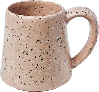 speckled pink mug