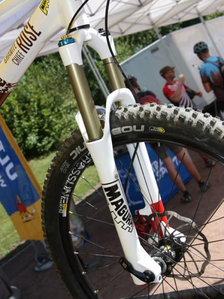 Magura has mostly focused on tweaking its suspension forks for '10 with new damper internals that supposedly yield a lower breakaway threshold and a more progressive feel.
