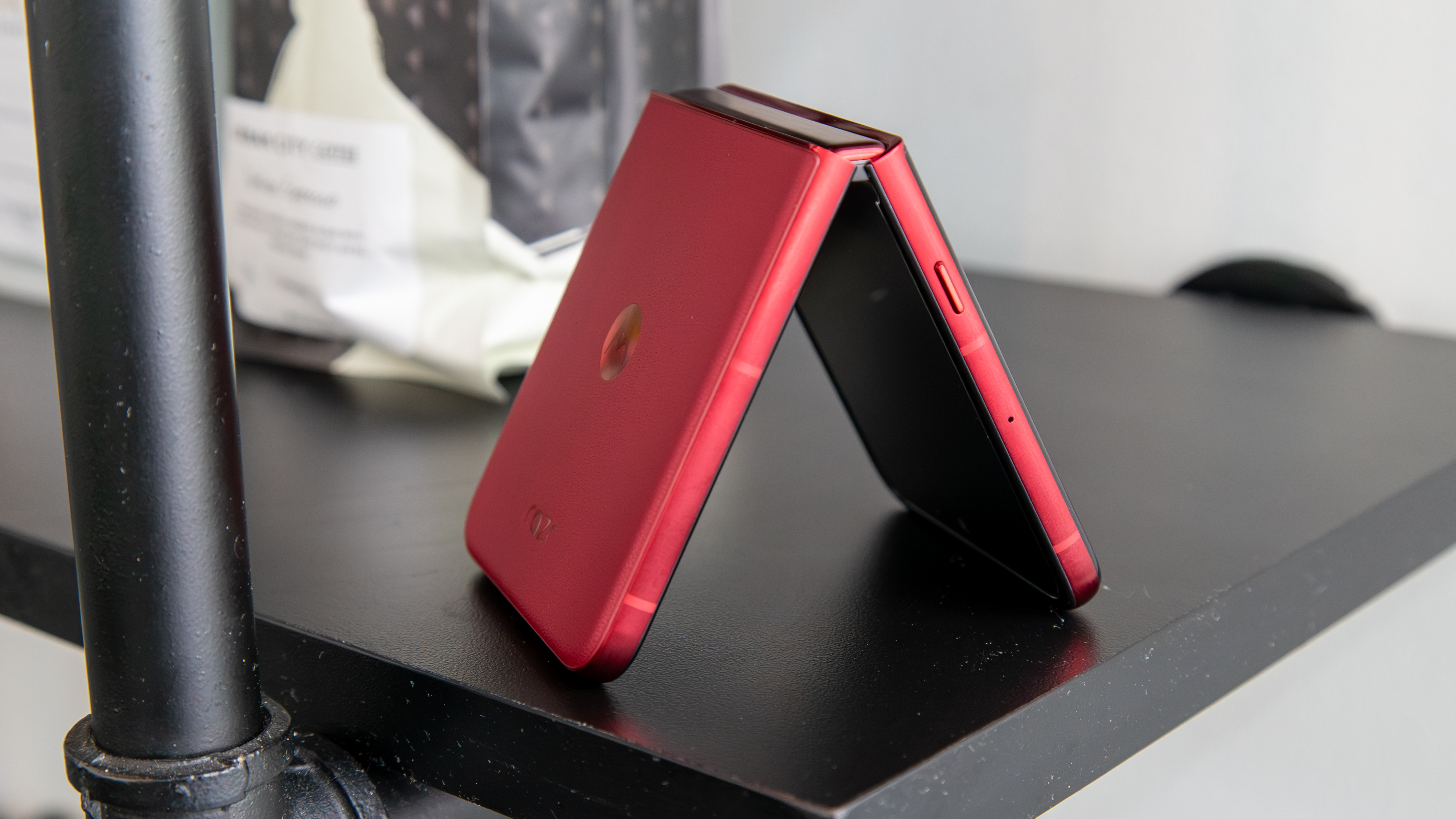 The Razr Ultra 2025 in Tent mode