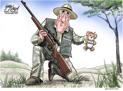 Political cartoon U.S. Mueller investigation Manafort