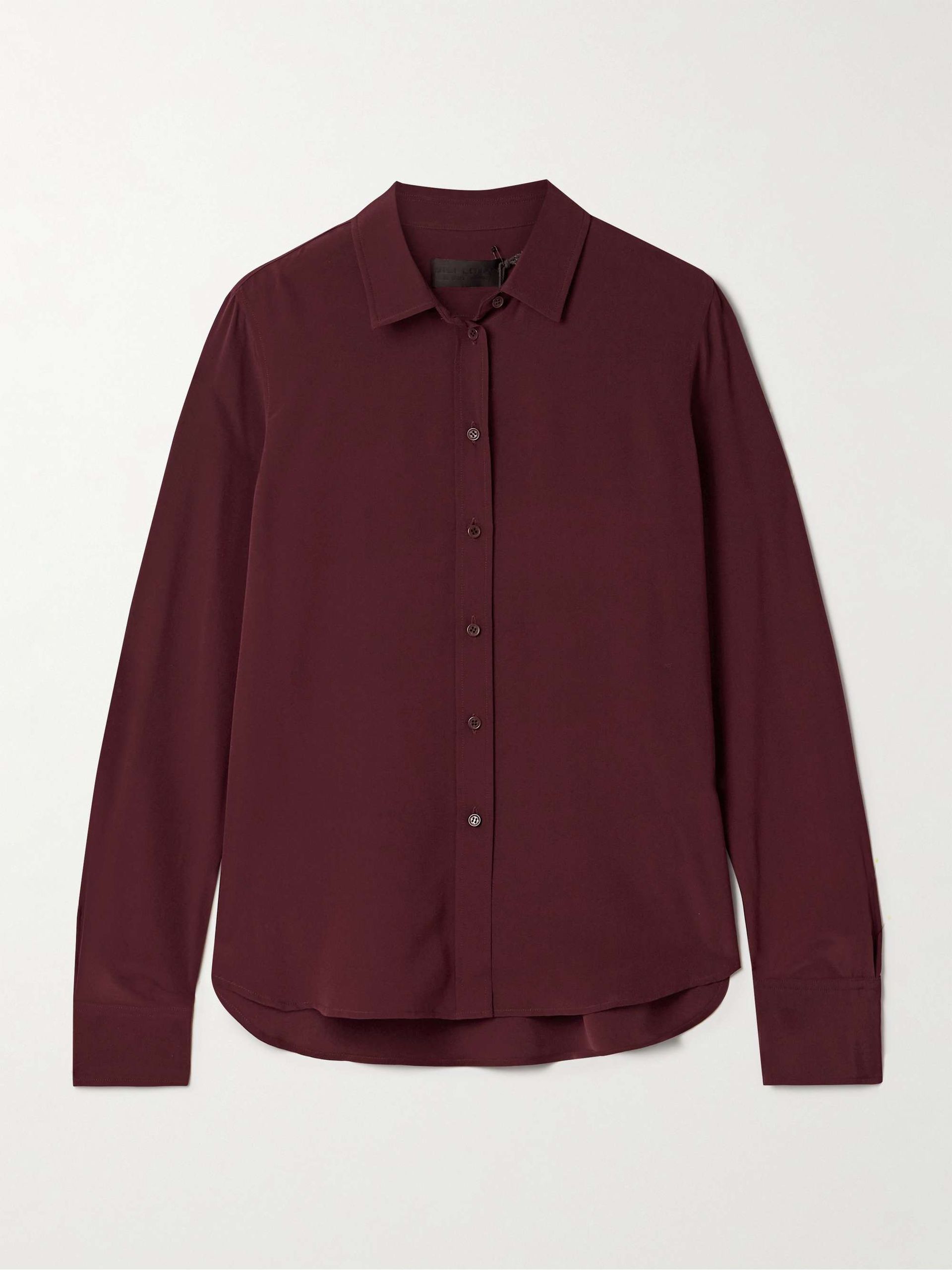 Gaia Silk Crepe De Chine Shirt