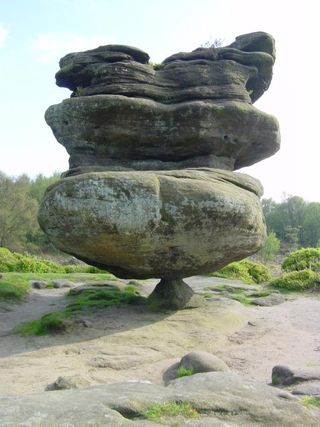 Idol Rock at Brimham Rocks in England