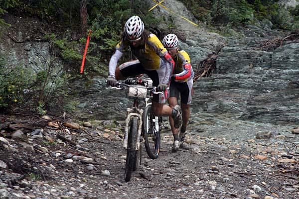 Team Rocky Mountain leads the TransRockies.