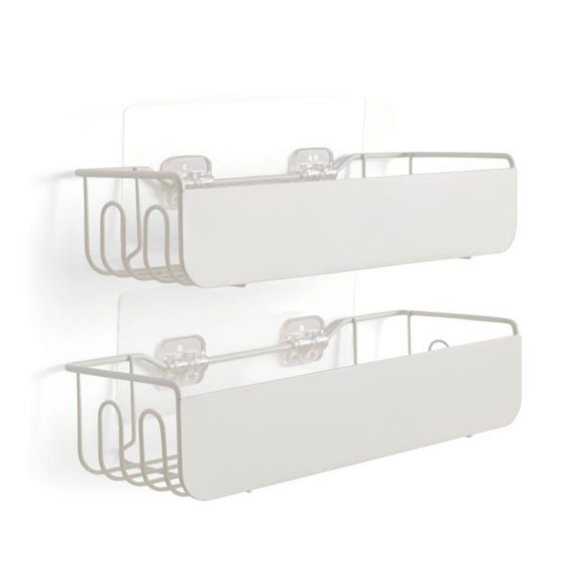 Pack of 2 Door Adhesive Caddy Organisers