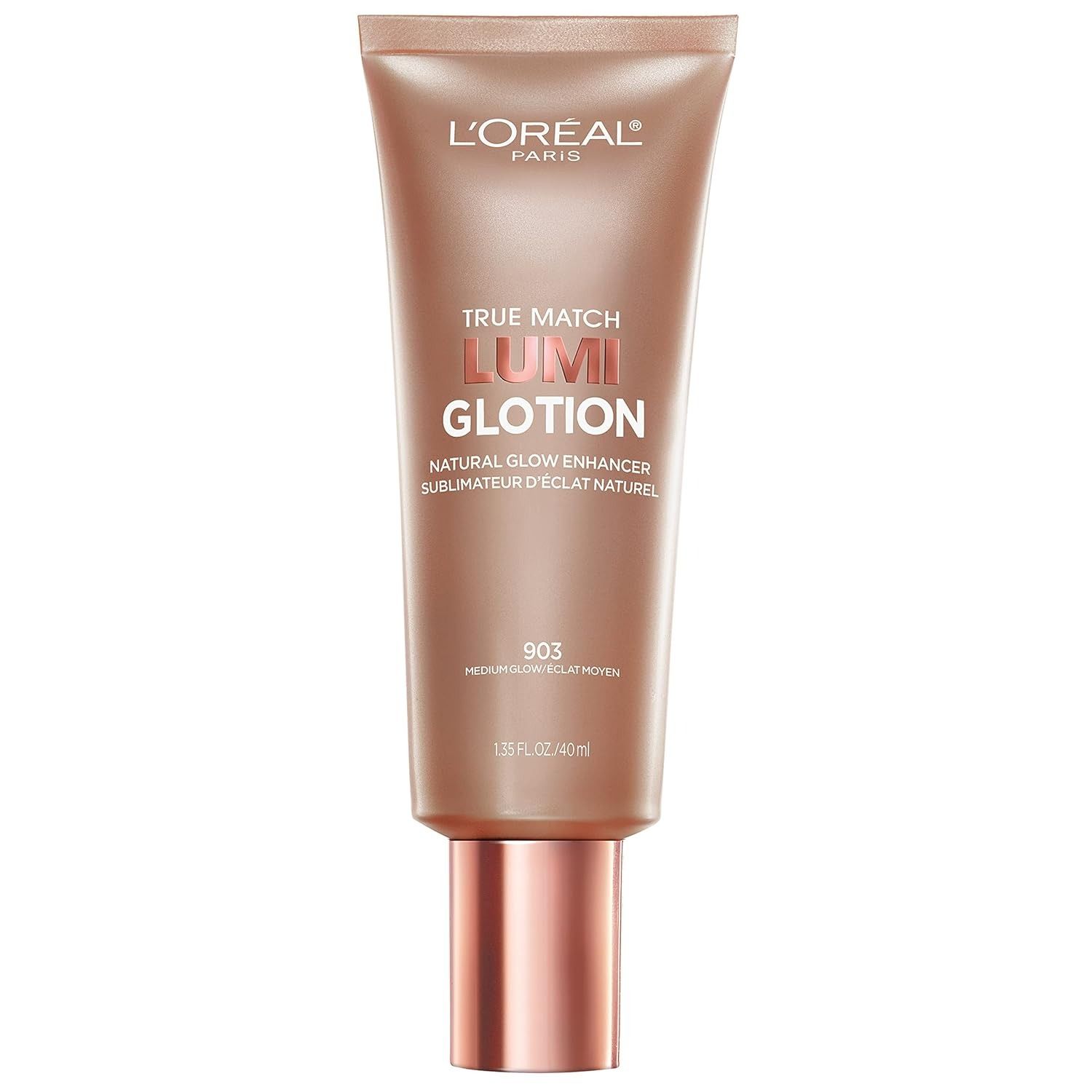 L'Oreal Paris, L'oreal Paris Makeup True Match Lumi Glotion, Natural Glow Enhancer, Illuminator Highlighter, Bronzing Drops for a Sun-Kissed Glow, 903 Medium