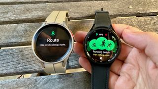 Routes on the Galaxy Watch 5 Pro and Running Coach on the Galaxy Watch 6 Classic