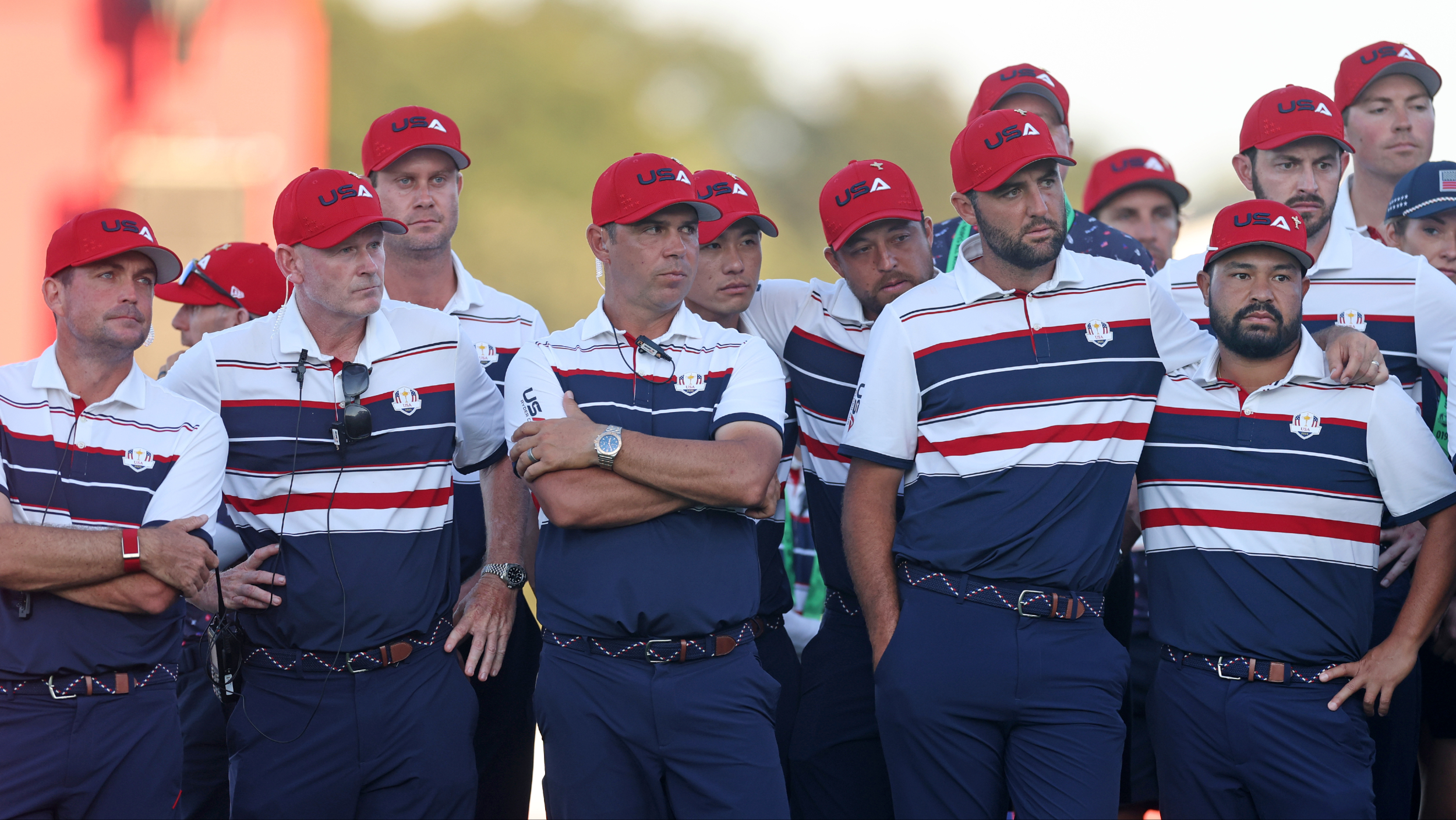 Team USA after its Ryder Cup defeat