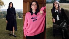 Three images from the M&S x Bella Freud collection 