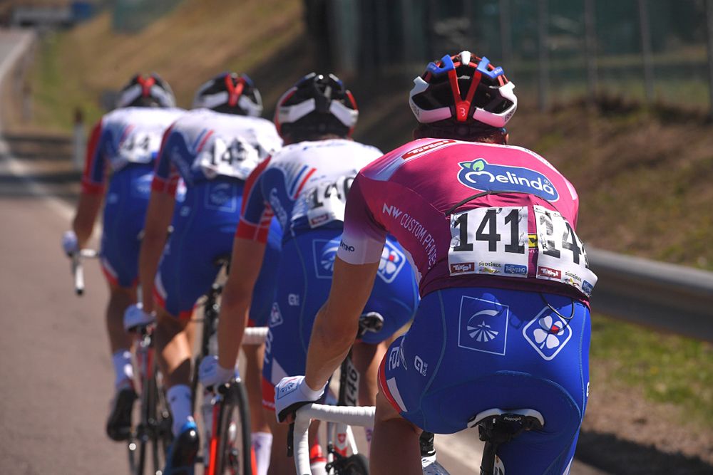 Thibaut Pinot (Groupama-FDJ) overall leader at Tour of the Alps during stage 4