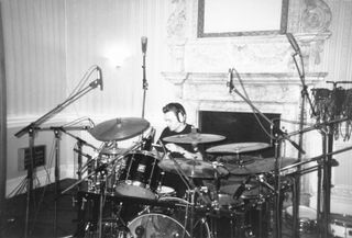 Fyfe Ewing tracking drums at Great Linford Manor