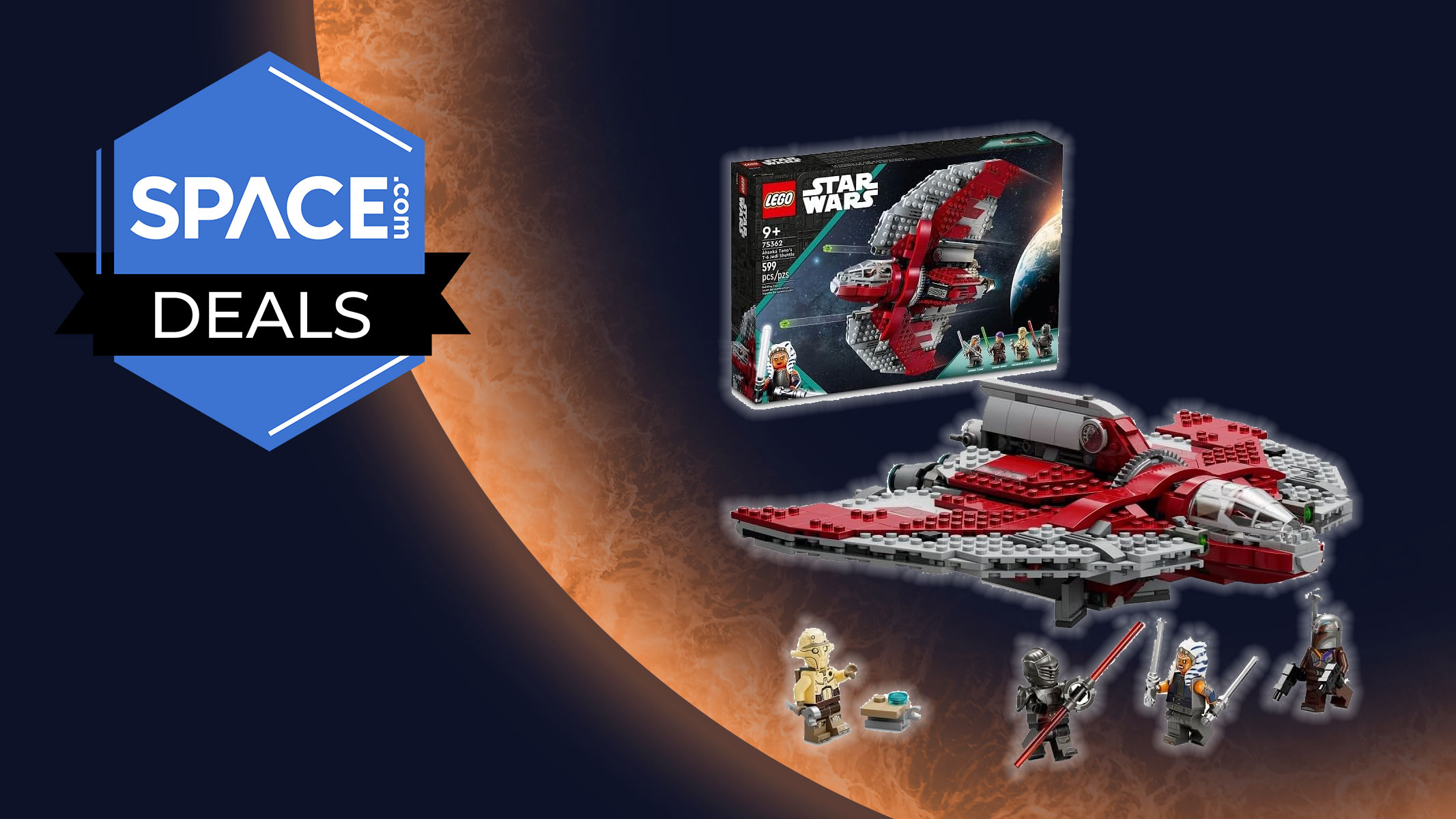 Save 28% in this early Amazon Spring Deal Days Lego Star Wars deal as Ahsoka Tano's T-6 Jedi Shuttle is heavily discounted