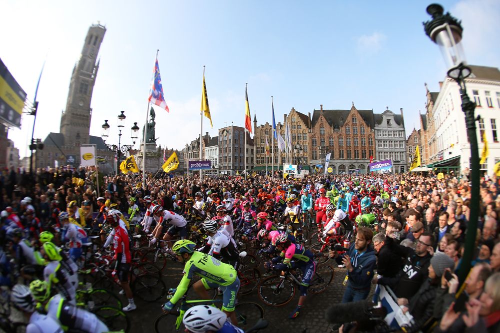 At the start of the Tour of Flanders