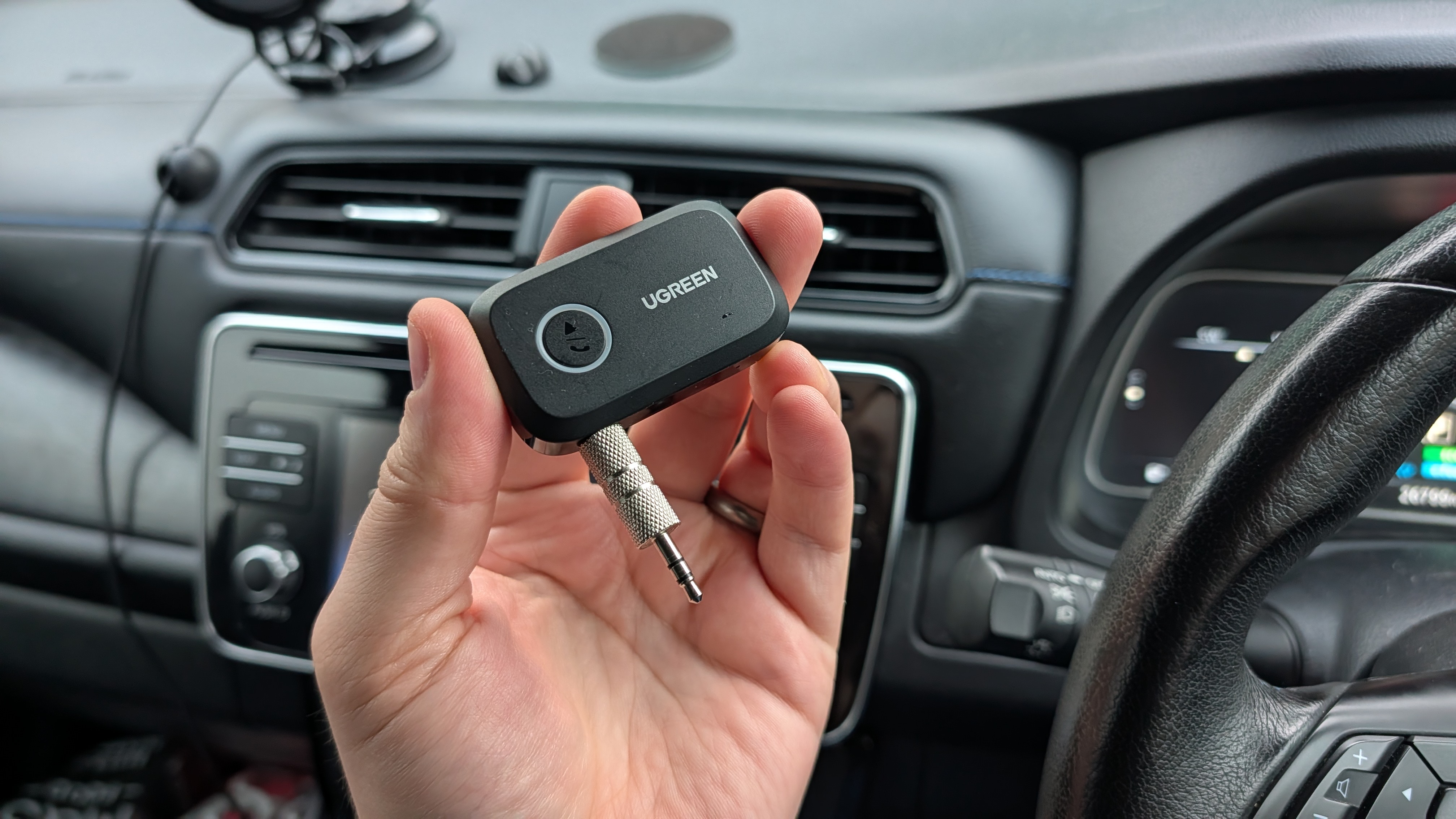 bluetooth car adapters inside nissan leaf