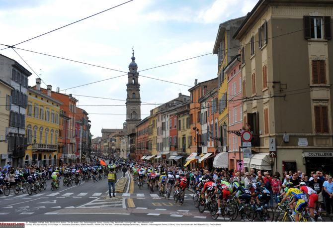 The streets of Parma