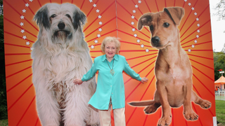 Betty White attends Old Navy's search for a new canine mascot