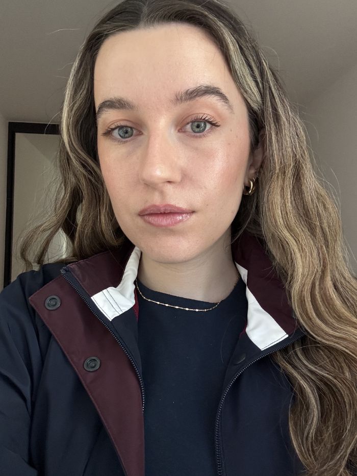 Deputy beauty editor Grace Lindsay after testing the Dr. Dennis Gross DermInfusions Lip Tint