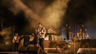 Arctic Monkeys onstage, 2022
