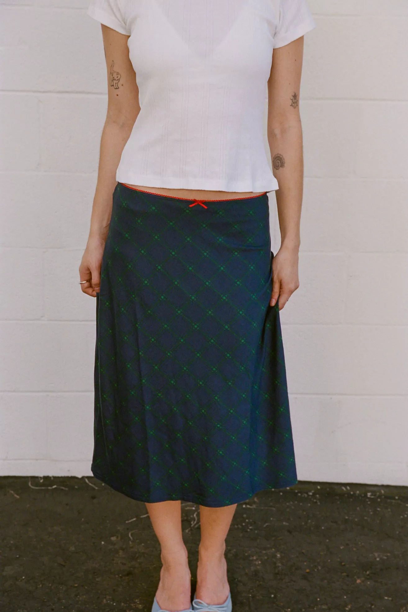 Rat Boi Midi Slip Skirt