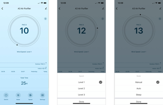 Elechomes Smart Wifi Air Purifier Review Control Screens