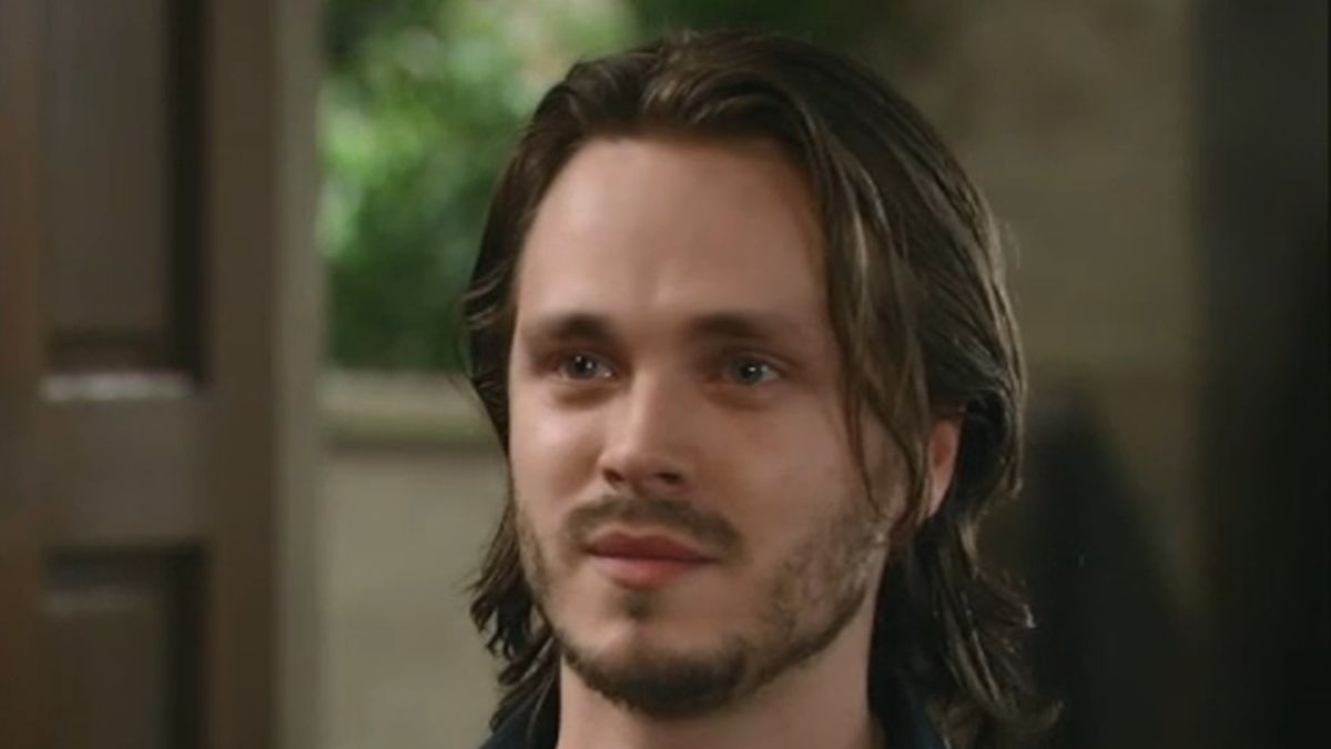 Jonathan Jackson as Lucky crying in General Hospital