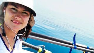 Nose, Jewellery, Headgear, Travel, Personal protective equipment, Boat, Watercraft, Necklace, Boating, Hard hat,