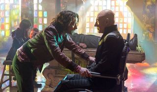 X-Men: Days of Future Past Professor Xavier past and future have a talk