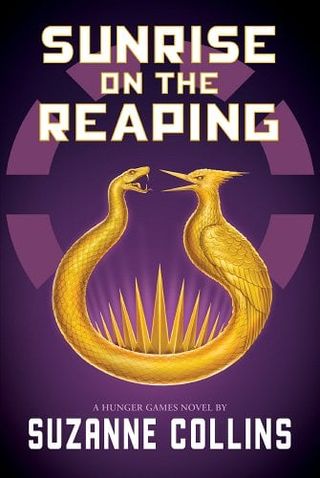 sunrise on the reaping book cover with a snake connected to a bird 