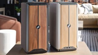 Two Corsair One i500 pcs with different wooden finishes