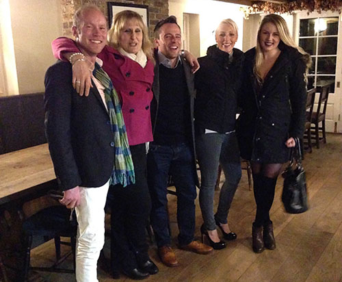 A great night with friends