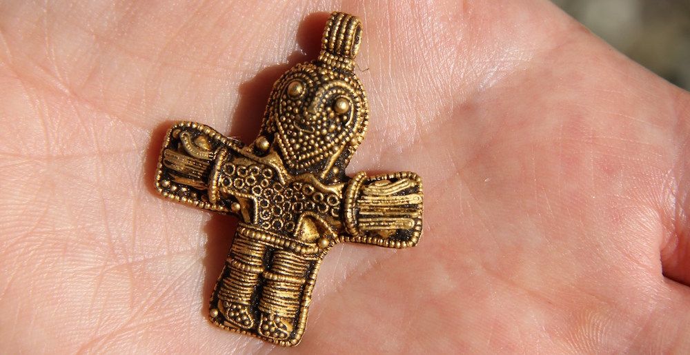 viking cross from aunslev denmark