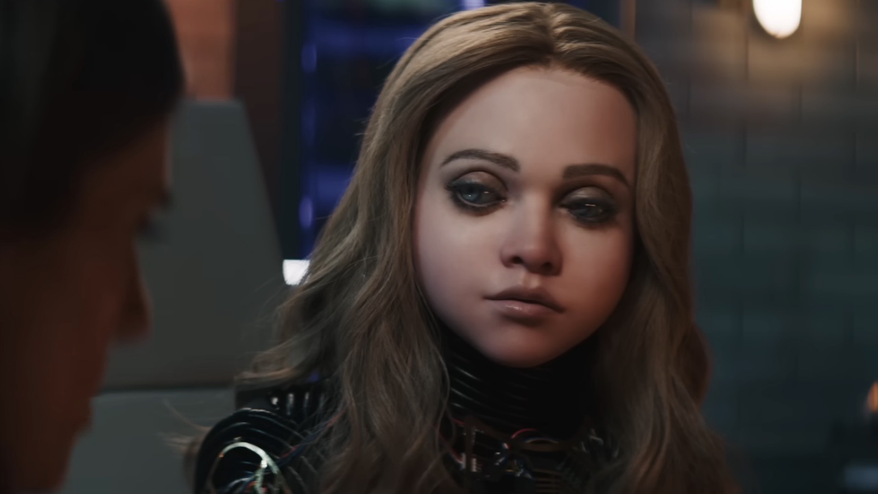 M3GAN giving Gemma side eye in the sequel