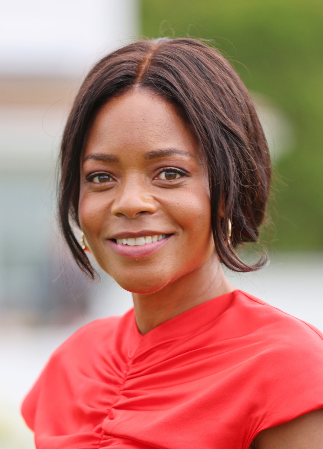 Naomie Harris attends the Out-Sourcing Inc Royal Windsor Cup 2024 at Guards Polo Club on June 22, 2024 in Egham, England