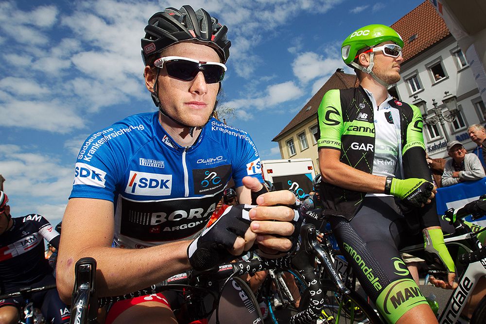 Points leader Sam Bennett (Bora Argon 18)