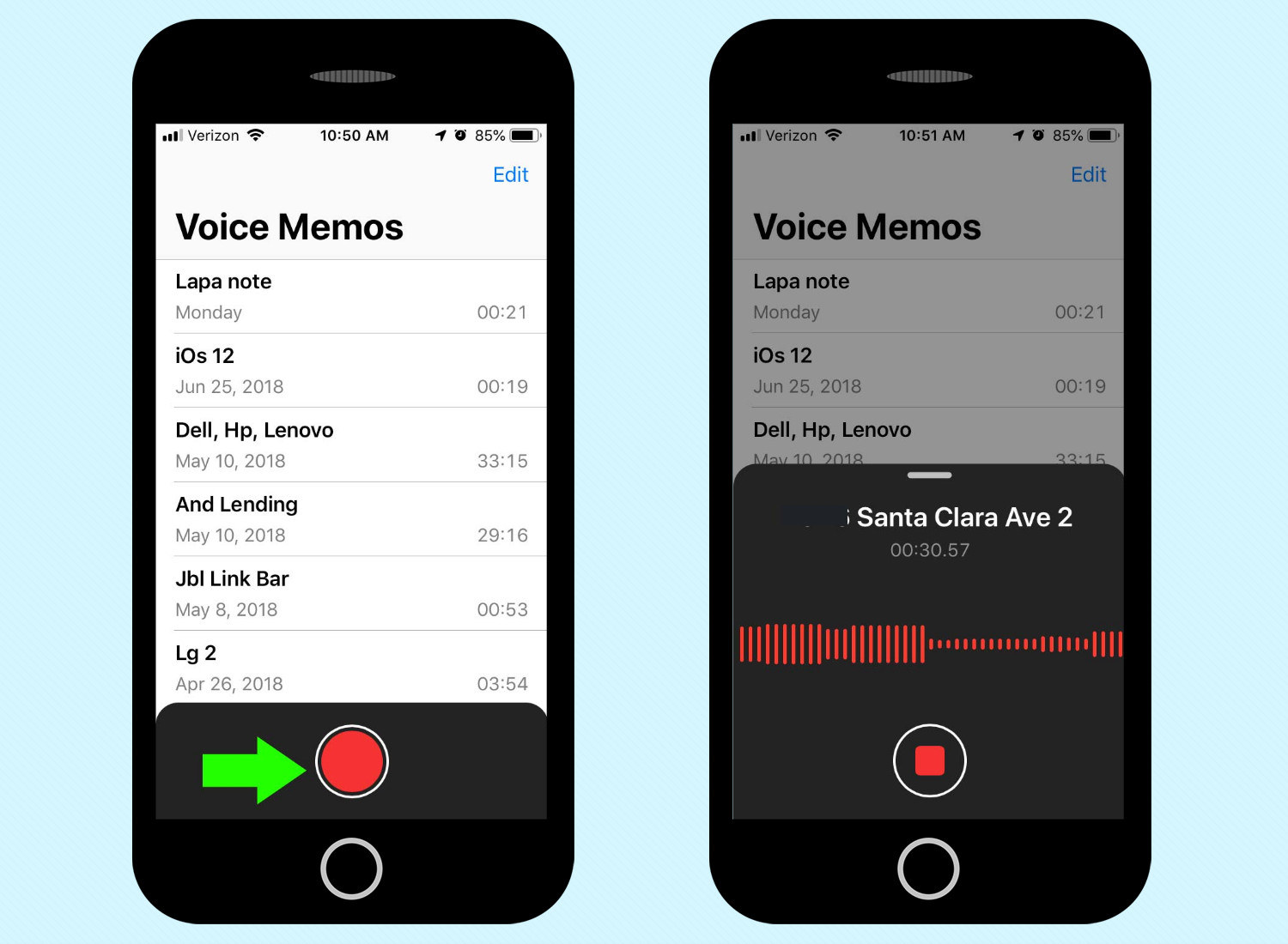 How to Use Voice Memos in iOS 12 - iOS 12 Complete Guide ...