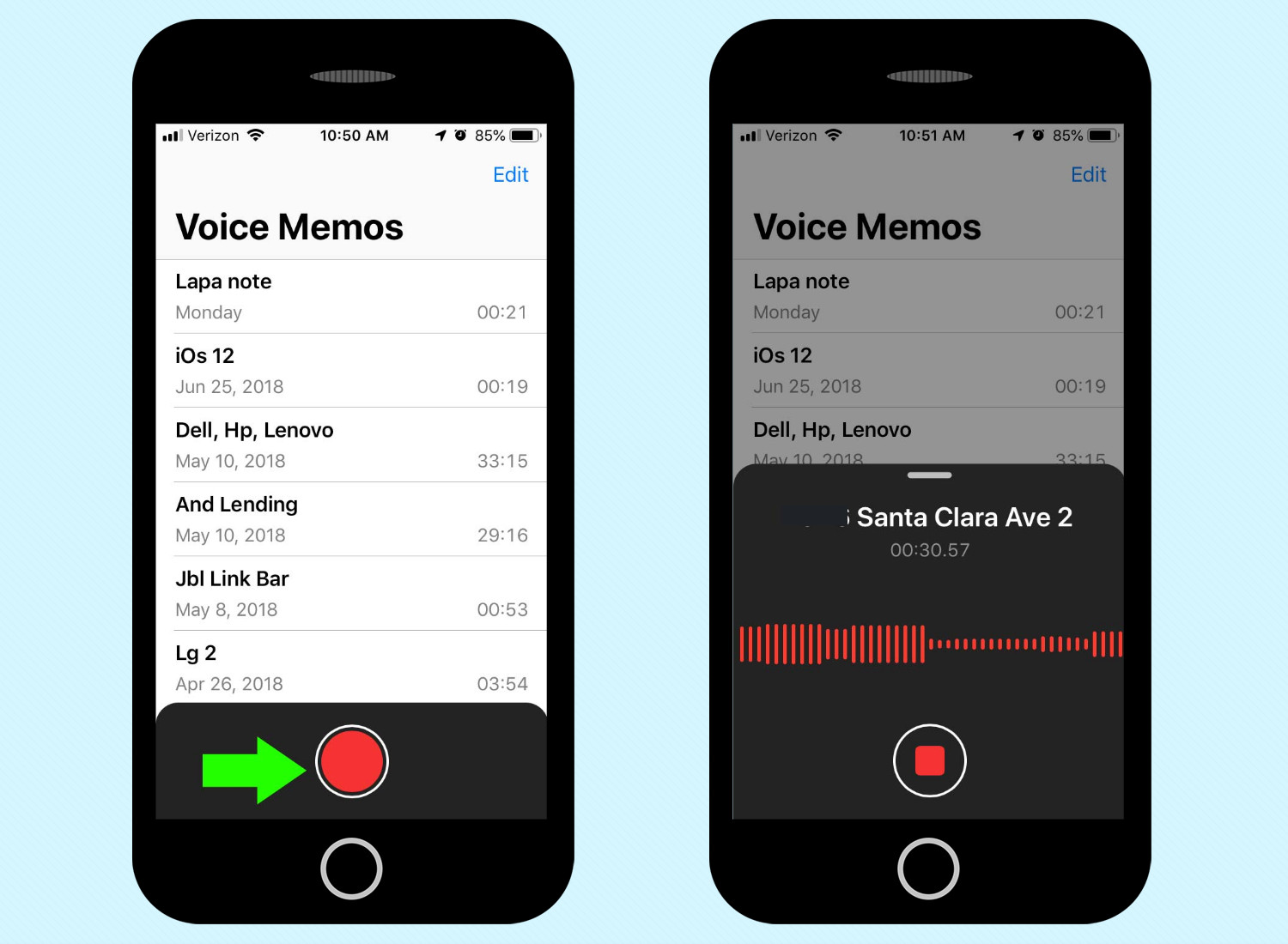 How to Use Voice Memos in iOS 12 - iOS 12 Complete Guide: Tips, Tricks