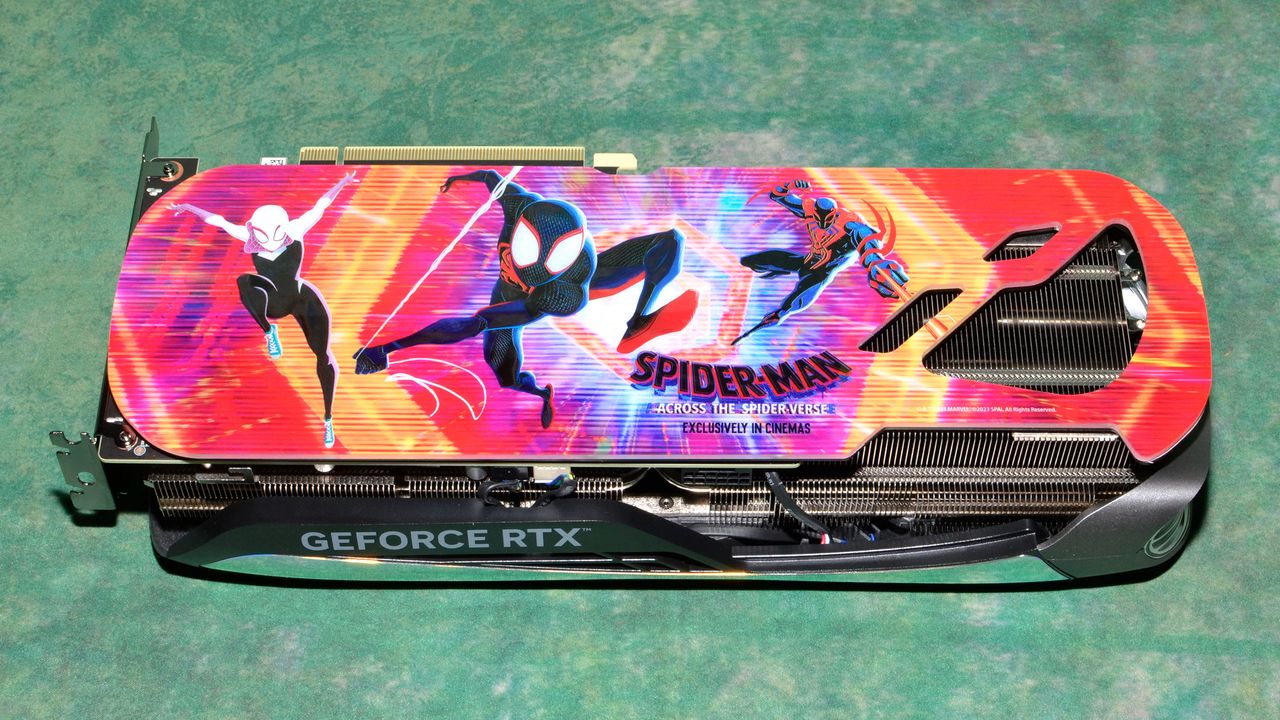 Zotac RTX 4070 Ti &mdash; Spider-Man: Across the Spider-Verse edition