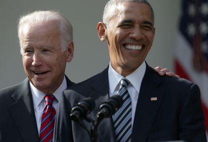 Biden and Obama. 