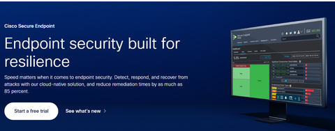 Website screenshot for Cisco Secure Endpoint
