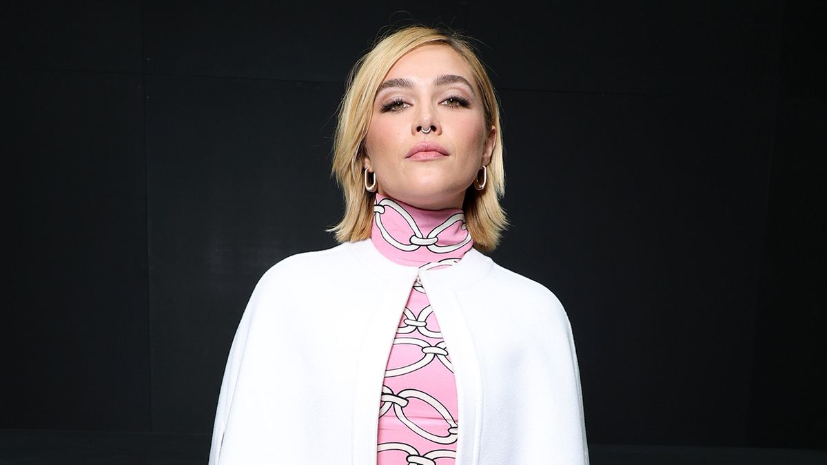Florence Pugh Wore A Cute Cape, Then Rocked Another See-Through Dress At Paris Fashion Week