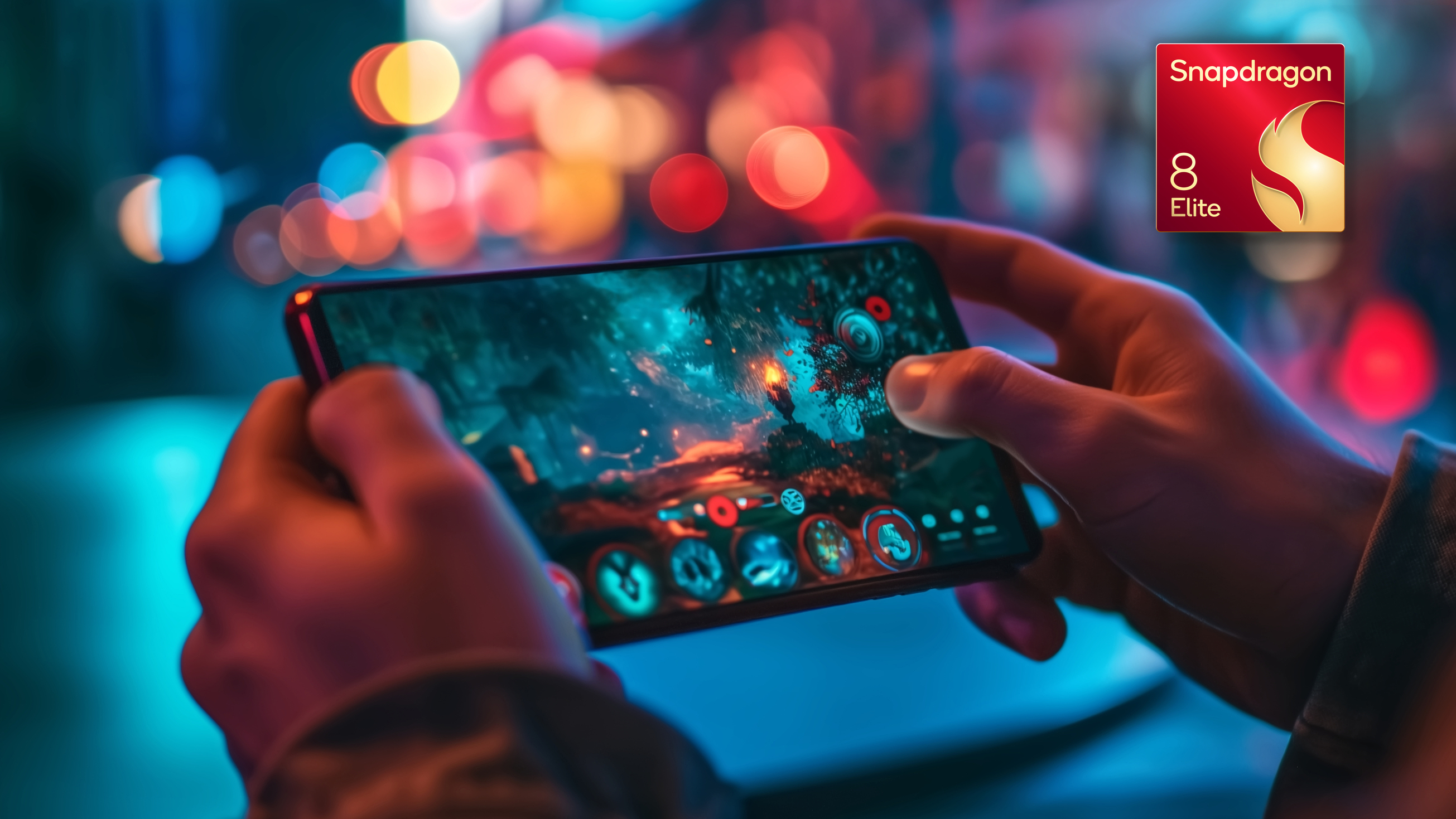 El chipset Snapdragon 8 Elite en acción en un teléfono móvil sin nombre