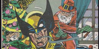Image from holiday-themed X-Men comic