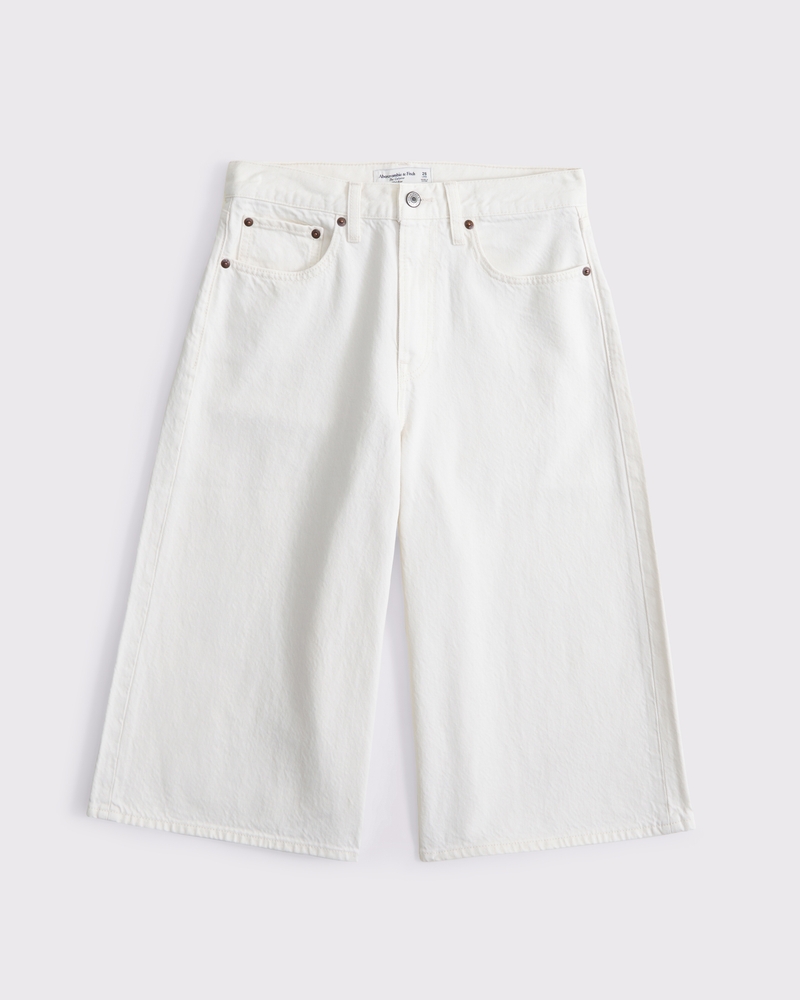 Mid Rise Culotte Jean