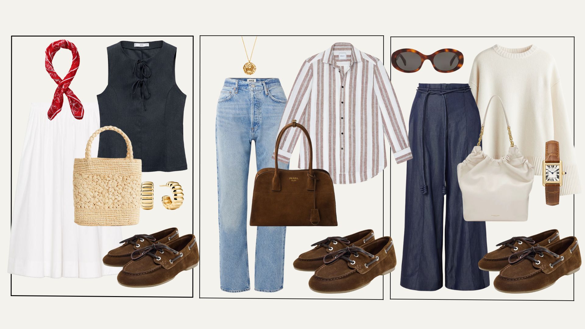 Three outfit ideas to style Zara suede loafers