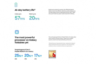 Alleged marketing materials for Galaxy Z Flip 5