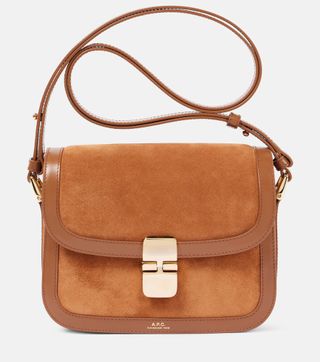 Grace Small Leather and Suede Bag