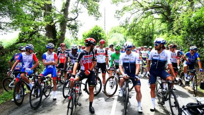 The Tour de France protest on stage four 