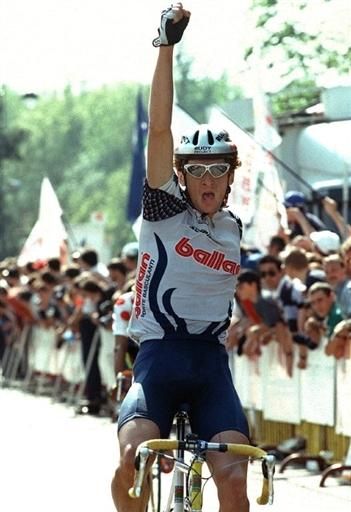 Gewiss rider Gabriele Colombo failed to make a mark on the world stage after winning the 1996 MIlan-San Remo.
