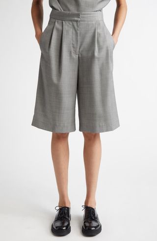 Soan Tailored Virgin Wool Bermuda Shorts